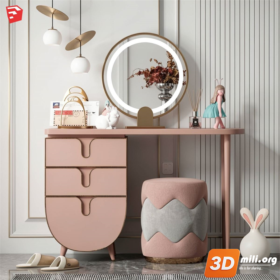 Dressing Table Skp Files 